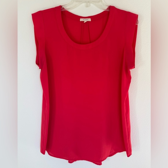 Pleione Tops - Pleione Women's Pink Blouse- Medium